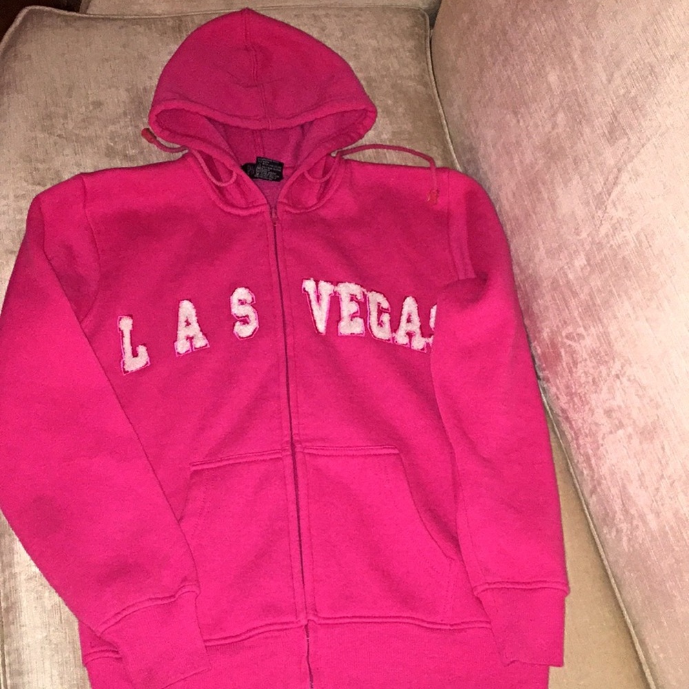 Pink hoodie